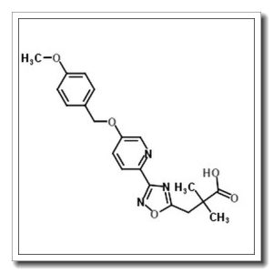 3-(3-{5-[(4-Methoxybenzyl)oxy]-2-pyridinyl}-1,2,4-oxadiazol-5-yl)-2,2-dimethylpropanoic acid