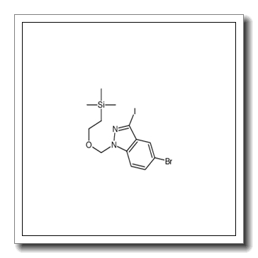 2-[(5-bromo-3-iodoindazol-1-yl)methoxy]ethyl-trimethylsilane CAS 918440-14-9