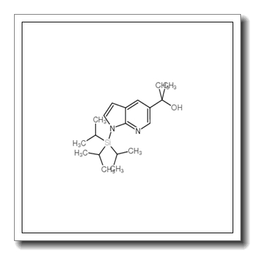 2-[1-tri(propan-2-yl)silylpyrrolo[2,3-b]pyridin-5-yl]propan-2-ol CAS 918523-63-4