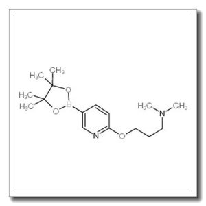 2-(3-N,N-二甲基氨基-丙氧基)吡啶-5-硼酸频那醇酯