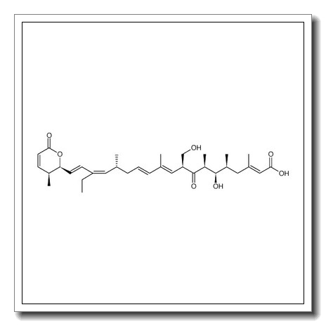 2,10,12,16,18-Nonadecapentaenoic acid, 19-[(2S,3S)-3,6-dihydro-3-methyl-6-oxo-2H-pyran-2-yl]-17-ethyl-6-hydroxy-9-(hydroxymethyl)-3,5,7,11,15-pentamethyl-8-oxo-, (2E,5S,6R,7S,9S,10E,12E,15R,16Z,18E) CAS 92090-94-3 