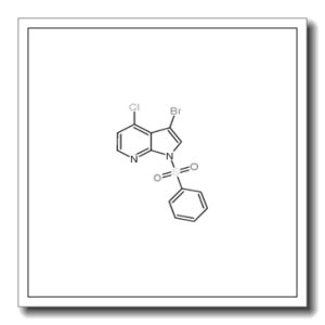 3-溴-4-氯-1-(苯磺酰基)-1H-吡咯并[2,3-B]吡啶