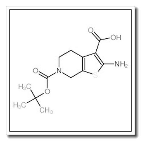 2-Amino-6-(tert-butoxycarbonyl)-4,5,6,7-tetrahydrothieno[2,3-c]pyridine-3-carboxylic acid CAS 923010-68-8 