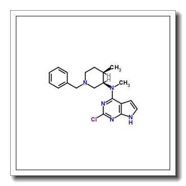 N-[(3R,4R)-1-Benzyl-4-methyl-3-piperidinyl]-2-chloro-N-methyl-7H-pyrrolo[2,3-d]pyrimidin-4-amine CAS 923036-25-3