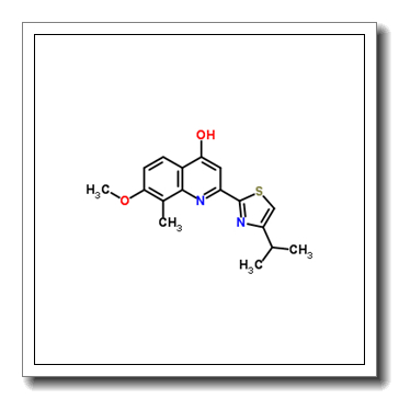 7-methoxy-8-methyl-2-(4-propan-2-yl-1,3-thiazol-2-yl)-1H-quinolin-4-one CAS 923289-21-8