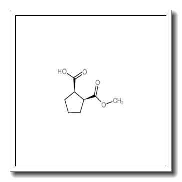 (1S,2R)-2-(甲氧基羰基)环戊烷羧酸