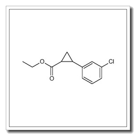 Cyclopropanecarboxylic acid, 2-(3-chlorophenyl)-, ethyl ester