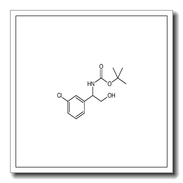 Carbamic acid, N-[1-(3-chlorophenyl)-2-hydroxyethyl]-, 1,1-dimethylethyl ester