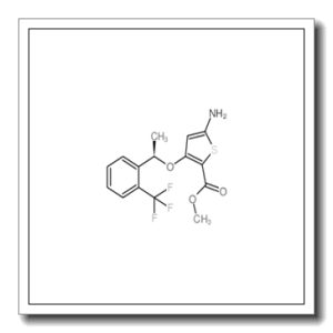 (R)-5-氨基-3-(1-(2-(三氟甲基)苯基)乙氧基)噻吩-2-羧酸甲酯
