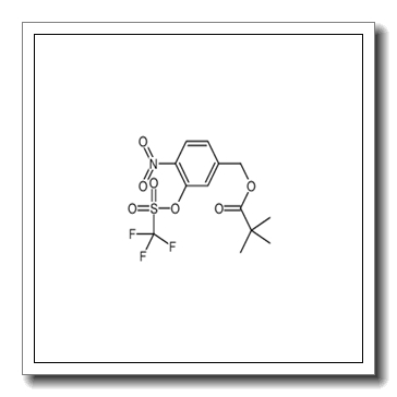 4-Nitro-3-{[(trifluoromethyl)sulfonyl]oxy}benzyl pivalate CAS 929095-35-2