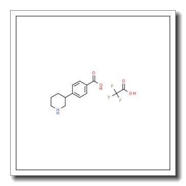 2,2,2-Trifluoroacetic acid compound with 4-(piperidin-3-yl)benzoic acid (1:1) CAS 934162-56-8