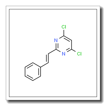 (E)-4,6-二氯-2-苯乙烯基嘧啶