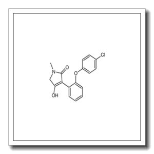 3-(2-(4-氯苯氧基)苯基)-1-甲基吡咯烷-2,4-二酮