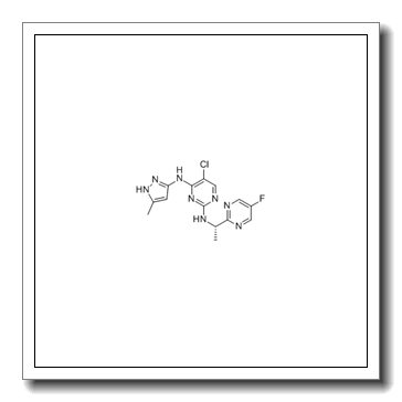 5-chloro-2-N-[(1S)-1-(5-fluoropyrimidin-2-yl)ethyl]-4-N-(5-methyl-1H-pyrazol-3-yl)pyrimidine-2,4-diamine CAS 935666-88-9