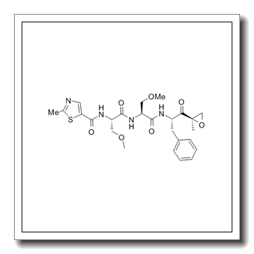 N-[(2S)-3-methoxy-1-[[(2S)-3-methoxy-1-[[(2S)-1-[(2R)-2-methyloxiran-2-yl]-1-oxo-3-phenylpropan-2-yl]amino]-1-oxopropan-2-yl]amino]-1-oxopropan-2-yl]-2-methyl-1,3-thiazole-5-carboxamide CAS 935888-69-0