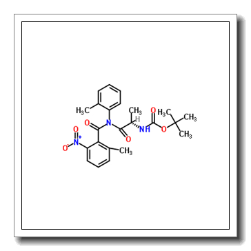 2-Methyl-2-propanyl {(2S)-1-[(2-methyl-6-nitrobenzoyl)(2-methylphenyl)amino]-1-oxo-2-propanyl}carbamate CAS 936025-18-2