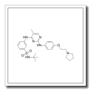 N-(1,1-二甲基乙基)-3-[[5-甲基-2-[[4-[2-(1-吡咯烷基)乙氧基]苯基]氨基]-4-嘧啶基]氨基]苯磺酰胺