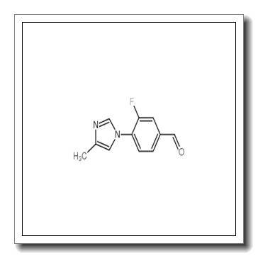 3-fluoro-4-(4-methylimidazol-1-yl)benzaldehyde CAS 937400-07-2