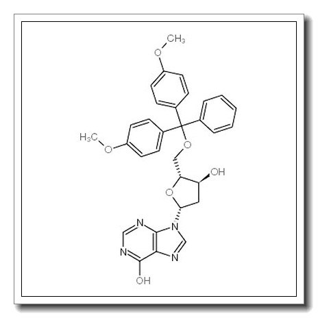 9-[(2R,4S,5R)-5-[[bis(4-methoxyphenyl)-phenylmethoxy]methyl]-4-hydroxyoxolan-2-yl]-3H-purin-6-one CAS 93778-57-5 