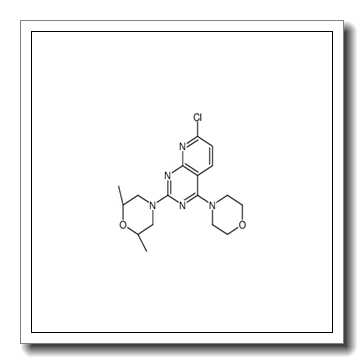 7-Chloro-2-[(2R,6S)-2,6-dimethyl-4-morpholinyl]-4-(4-morpholinyl) pyrido[2,3-d]pyrimidine