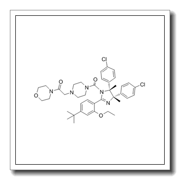 2-[4-[[(4S,5R)-4,5-双(4-氯苯基)-2-[4-(1,1-二甲基乙基)-2-乙氧基苯基]-4,5-二氢-4,5-二甲基-1H-咪唑-1-基]羰基]-1-哌嗪基]-1-(4-吗啉基)乙酮