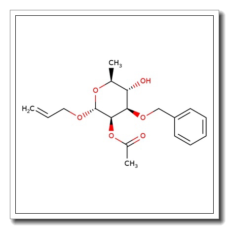 Allyl 2-O-acetyl-3-O-benzyl-a-L-rhamnopyranoside CAS 940274-20-4