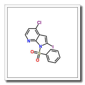 1-苯磺酰基-4-氯-2-碘-7-氮杂吲哚