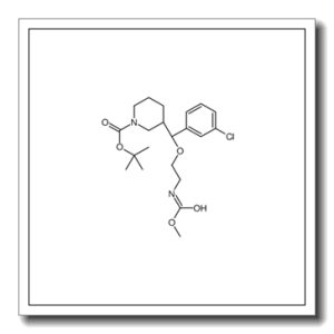 tert-butyl (3R)-3-[(R)-(3-chlorophenyl)-[2-(methoxycarbonylamino)ethoxy]methyl]piperidine-1-carboxylate