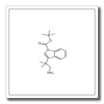 tert-butyl 3-(1-amino-2-methylpropan-2-yl)indole-1-carboxylate CAS 942148-12-1