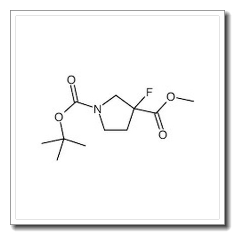 1-O-tert-butyl 3-O-methyl 3-fluoropyrrolidine-1,3-dicarboxylate