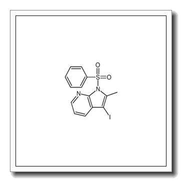 1-(benzenesulfonyl)-3-iodo-2-methylpyrrolo[2,3-b]pyridine