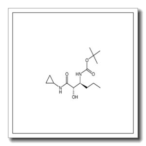 (2S,3S)-N-cyclopropyl-3-(tert-butoxycarbonyl)amino-2-hydroxyhexanoic acid amide