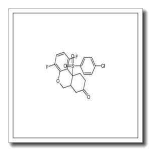 (6aR,10aS)-10a-[(4-Chlorophenyl)sulfonyl]-1,4-difluoro-6a,9,10,10 a-tetrahydro-6H-benzo[c]chromen-8(7H)-one