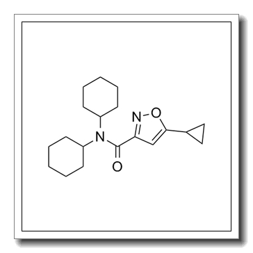 N,N-Dicyclohexyl-5-cyclopropyl-1,2-oxazole-3-carboxamide CAS 945128-26-7