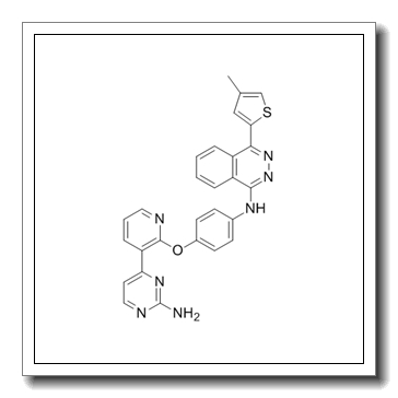N-[4-[3-(2-aminopyrimidin-4-yl)pyridin-2-yl]oxyphenyl]-4-(4-methylthiophen-2-yl)phthalazin-1-amine CAS 945595-80-2