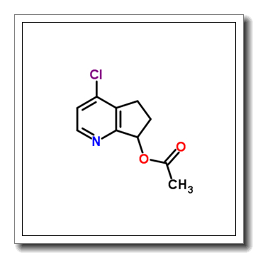 (4-chloro-6,7-dihydro-5H-cyclopenta[b]pyridin-7-yl) acetate CAS 945666-87-5