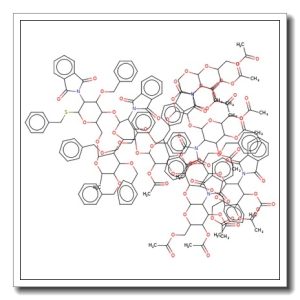 Benzyl 4-O-{4-O-[[2,4-di-O-acetyl-3-O-[2,4-di-O-(3,4,6-tri-O-acetyl-2-deoxy-2-phthalimido-b-D-glucopyranosyl)-3,6-di-O-benzyl-a-D-ma nnopyranosyl]-6-O-[3,4-di-O-acetyl-2,6-di-O-(3,4,6-tri-O-acetyl-2-deoxy-2-phthalimido-b-D-glucopyranosyl)-a-D-mannopyr