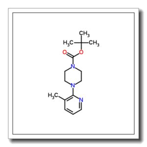 2-Methyl-2-propanyl-4-(3-methyl-2-pyridinyl)-1-piperazincarboxylat