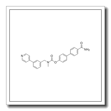 [4-(4-carbamoylphenyl)phenyl] N-methyl-N-[(3-pyridin-4-ylphenyl)methyl]carbamate CAS 947669-91-2