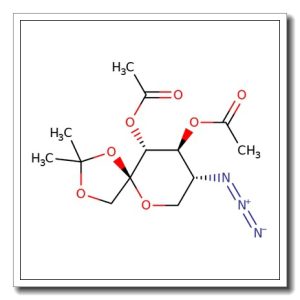 3,4-Di-O-acetyl-5-azido-5-deoxy-1,2-O-isopropylidene-b-D-fructose