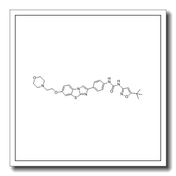 1-(5-tert-butyl-1,2-oxazol-3-yl)-3-[4-[6-(2-morpholin-4-ylethoxy)imidazo[2,1-b][1,3]benzothiazol-2-yl]phenyl]urea CAS 950769-58-1