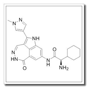 (alphaR)-alpha-氨基-N-[5,6-二氢-2-(1-甲基-1H-吡唑-4-基)-6-氧代-1H-吡咯并[4,3,2-ef][2,3]苯并二氮杂卓-8-基]环己烷乙酰胺