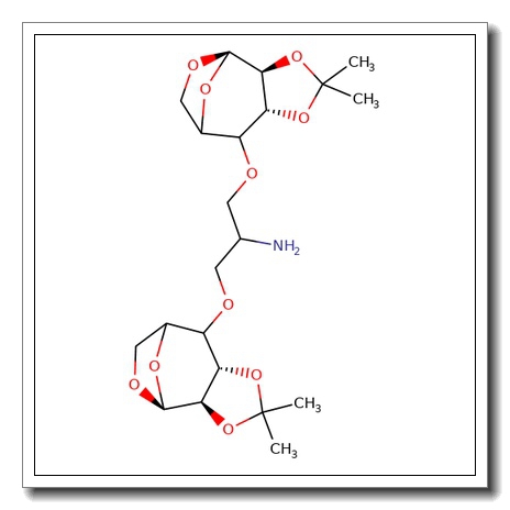 2-Amino-1,3-bis(1,6-anhydro-2,3-O-isopropylidene-b-D-mannopyranose-4-O-yl)-propane CAS 95245-29-7