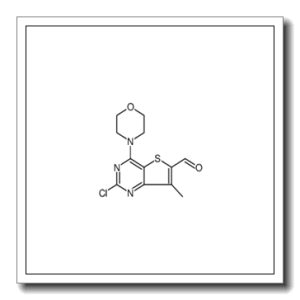 Thieno[3,2-d]pyrimidine-6-carboxaldehyde, 2-chloro-7-methyl-4-(4-morpholinyl)