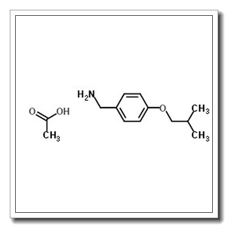 4-(2-甲基丙氧基)苯甲胺乙酸盐