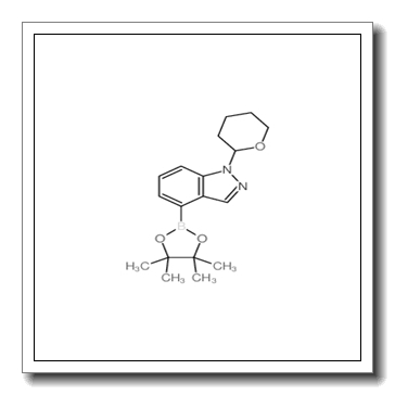 1-(oxan-2-yl)-4-(4,4,5,5-tetramethyl-1,3,2-dioxaborolan-2-yl)indazole CAS 956388-05-9
