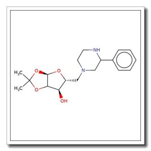 5-Deoxy-1,2-O-isopropylidene-5-(3-phenylpiperizin-1-yl)-a-D-xylofuranose
