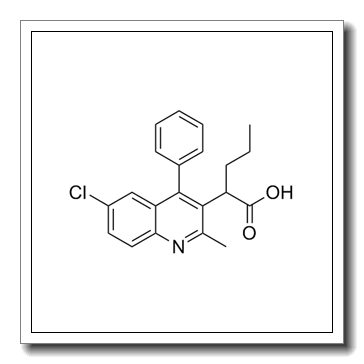 2-(6-chloro-2-methyl-4-phenylquinolin-3-yl)pentanoic acid CAS 957890-42-5