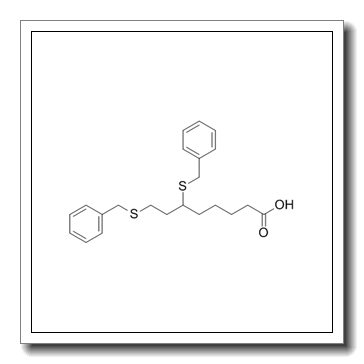 6,8-Bis(benzylsulfanyl)octanoic acid CAS 95809-78-2