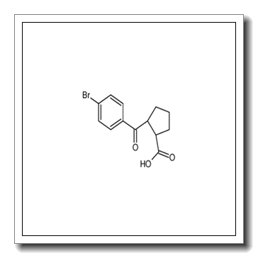 (1S,2S)-2-(4-bromobenzoyl)cyclopentane-1-carboxylic acid